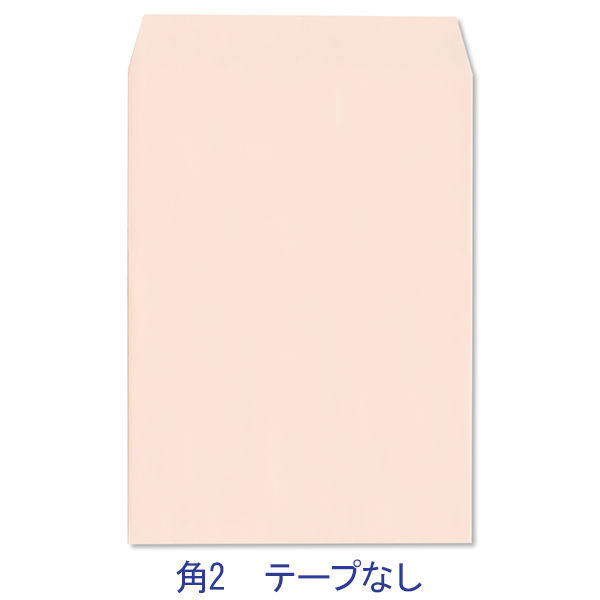 ハート 透けない封筒（ピンク）　　　角２　100枚 XEP492 10セット（直送品）