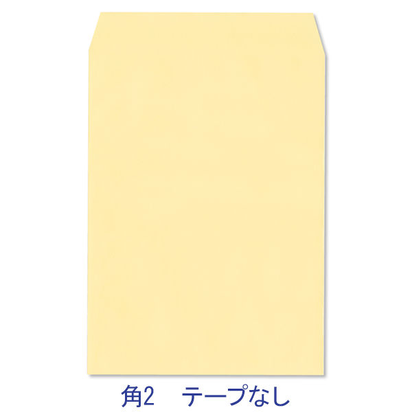 ハート 透けない封筒（クリーム）　　　角２　100枚 XEP493 10セット（直送品）