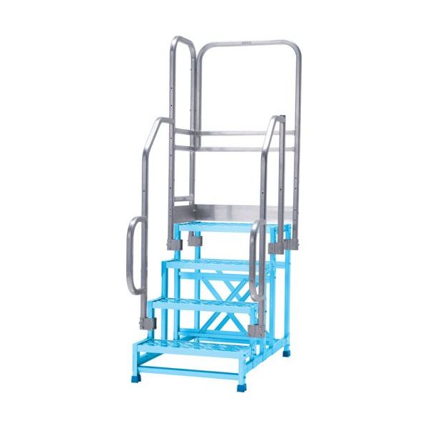 アルインコ 作業台CSBCーS用片側開口手すりセット CSBT486GL 1セット 694-4908（直送品）