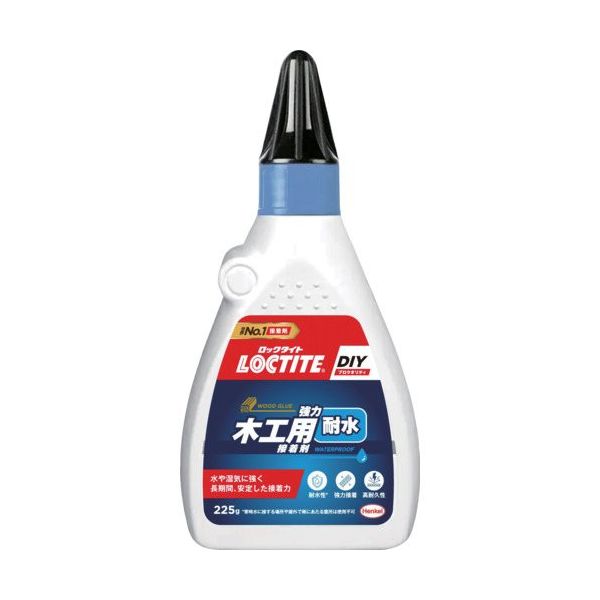 ヘンケルジャパン LOCTITE 強力木工用接着剤 耐水 WGW-225 1個 699-6575（直送品）
