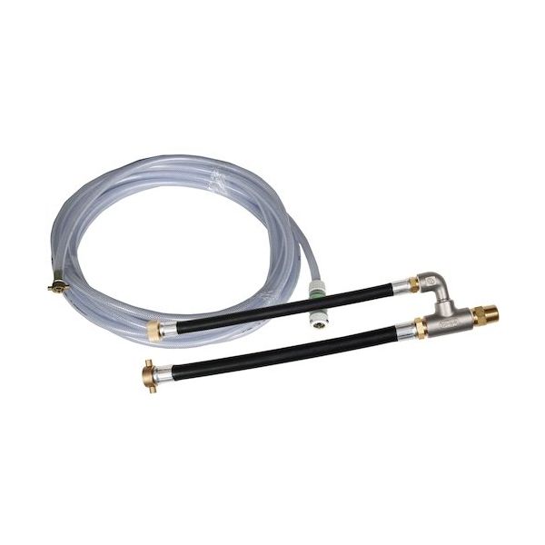 スーパー工業 水道直結用給水アダプターセット 吸水3/4×余水3/8用 04000086B 1個 112-7552（直送品）