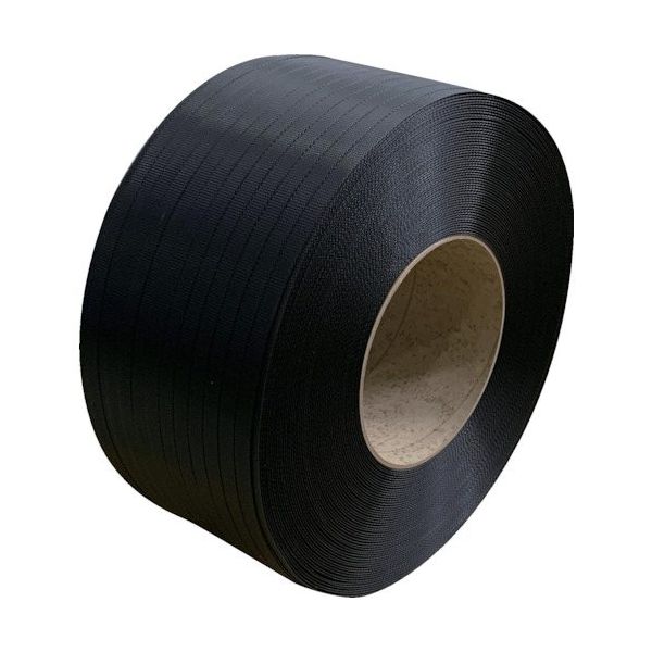 司化成工業 ツカサ PPバンド(機械用) リサイクル RYB 15.5mmX2500m 黒 RYB-15.5-BK 1セット(2巻)（直送品）