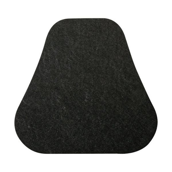 エー・エム・プロダクツ pig ピググリッピートイレマット GRP7001-BK 1箱(6枚) 177-8324（直送品）