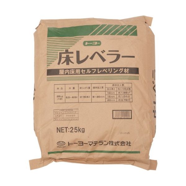 トーヨーマテラン MATERAN トーヨー床用レベラー 紙袋 25kg 5429 1袋 340-5091（直送品）