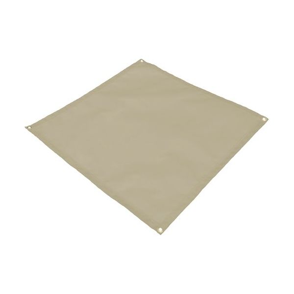 吉野 焚き火台用保護シート カーキ 920×920 YS-TDHS-1K 1セット(10枚) 562-8948（直送品）
