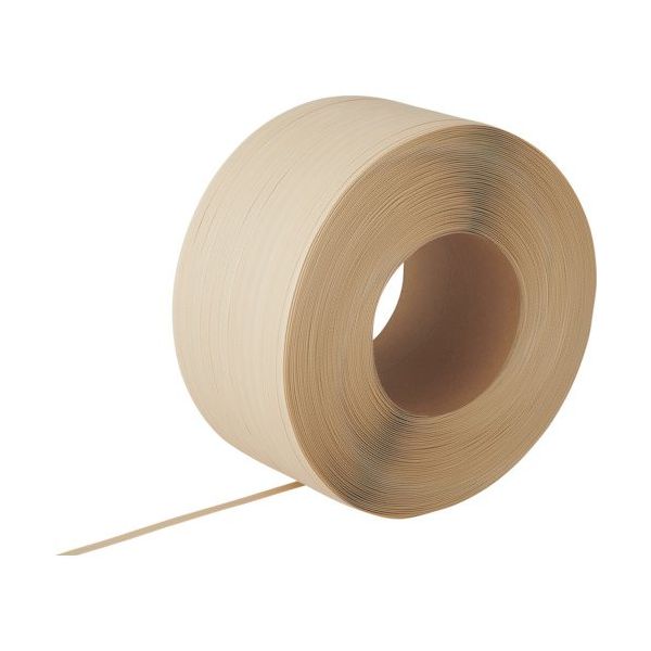 司化成工業 ツカサ PPバンド(機械用) ワールドバンド YB 12mmX3000m ベージュ YB-12-BJ 1セット(2巻)（直送品）