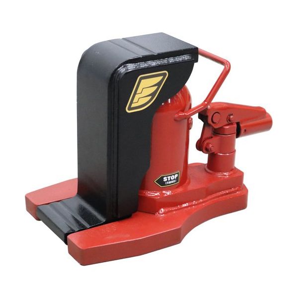 今野製作所 イーグル 低床・レバー回転・安全弁付爪つきジャッキ 爪能力5t ET-100 1台 677-1808（直送品）