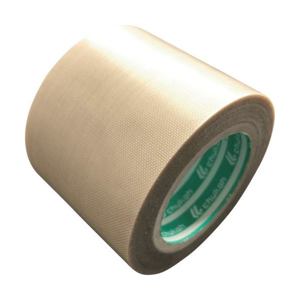 chukoh 性能向上フッ素樹脂ガラスクロス粘着テープ AGFー101 0.16t×60w×10m AGF101-16X60 1巻（直送品）