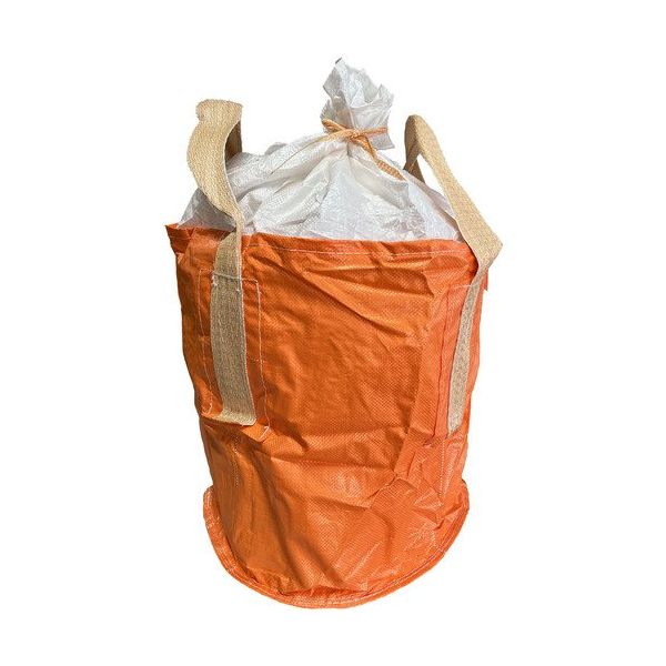 旭産業 旭 コンテナバッグ丸型・オレンジ AS-500KRO 1袋 666-8398（直送品）