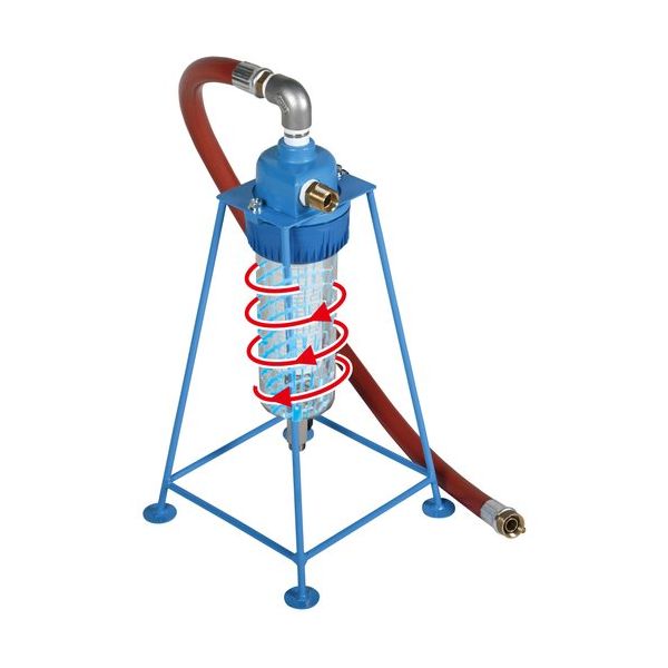 スーパー工業 吸水サイクロンフィルター 3/4 横置き 04Z10901 1個 667-4156（直送品）