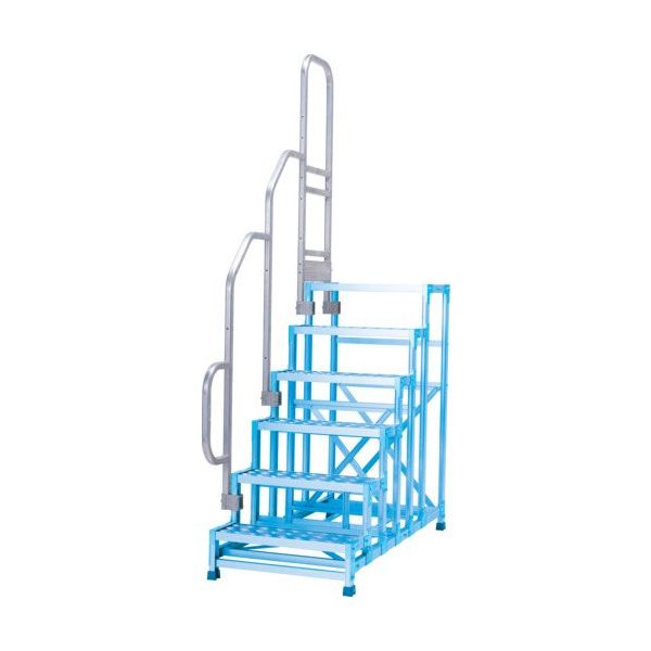 アルインコ 作業台片側手すり(左右兼用) CSBC6126・6128用 CSBT61DL 1セット 694-4909（直送品）