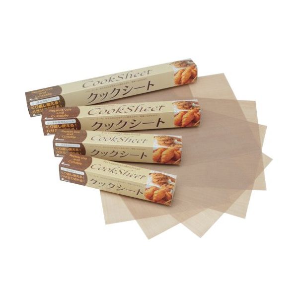 chukoh フッ素樹脂クッキングシート 370×520 化粧箱(10枚入) FGF-370X520 1セット(50枚:10枚×5箱)（直送品）