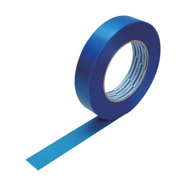 ダイヤテックス パイオラン 梱包用テープ 25mm×50m ブルー K-10-BL 25MMX50M 1セット(60巻) 567-0974（直送品）