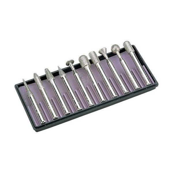 ツボサン ヤスリ ダイヤモンドビッド φ6.0 #200ー10本セット DRST11F 1セット(10本) 337-8972（直送品）