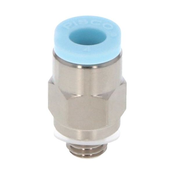 PISCO チューブフィッティングミニ ストレート チューブ外径:6mm M5×0.8 クリーンルーム包装仕様 PC6-M5M-C（直送品）