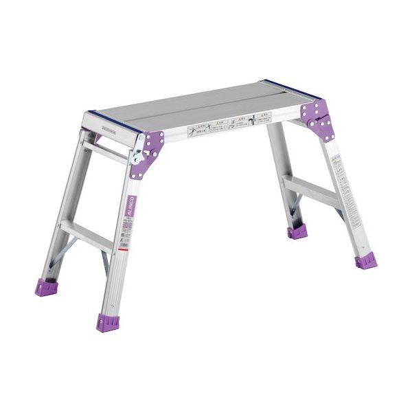 アルインコ 作業台 300×880mm 高さ550mm 最大使用質量100kg PXGV510FK 1台 576-2986（直送品）