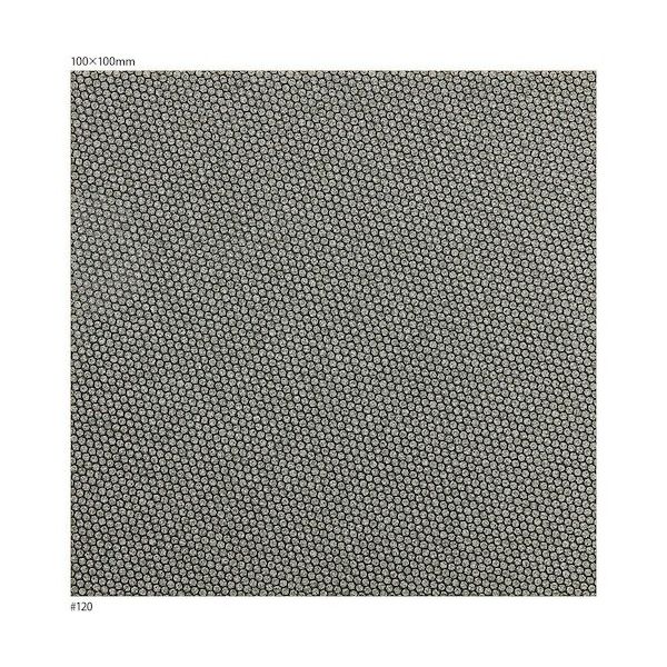 ツボサン ダイヤモンドヤスリ フレキシブルダイヤモンドシート 100×100mm #120 TDPJ120L 1枚 611-4611（直送品）