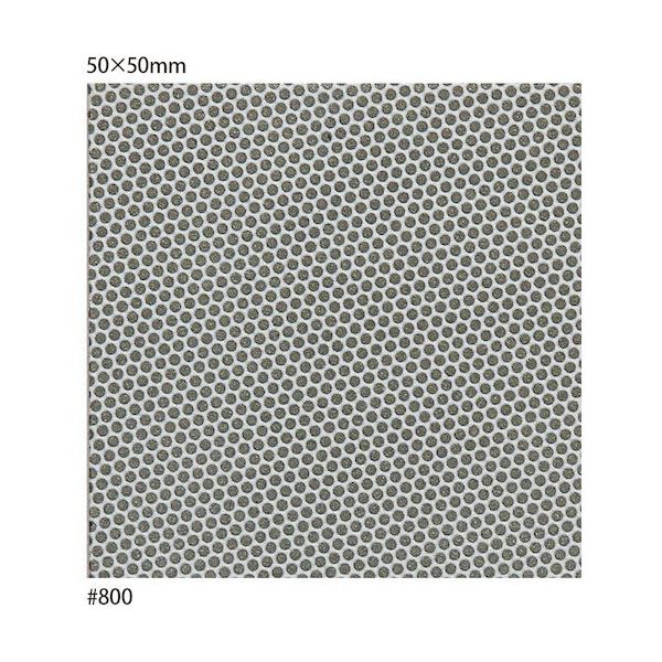 ツボサン ダイヤモンドヤスリ フレキシブルダイヤモンドシート 50×50mm #800 TDPJ800S 1枚 611-6154（直送品）