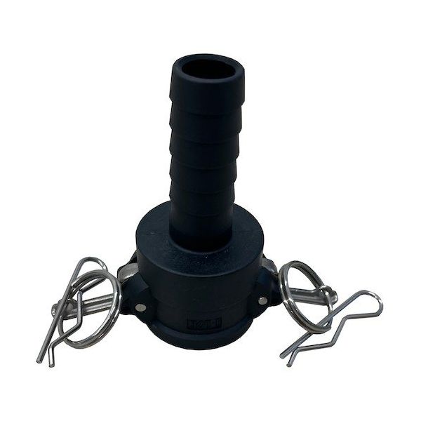 岩崎製作所 IWA 樹脂製 I・LOK(アイロック)レバーカップリング ホースシャンクカプラー(TypeーC) 37C020P-Y 1個（直送品）