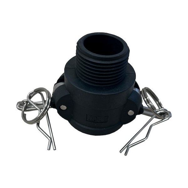 岩崎製作所 IWA 樹脂製 I・LOK(アイロック)レバーカップリング 男ネジカプラー(TypeーB) 37B025P-Y 1個（直送品）