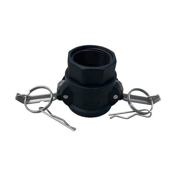 岩崎製作所 IWA 樹脂製 I・LOK(アイロック)レバーカップリング 女ネジカプラー(TypeーD) 37D032P-Y 1個（直送品）