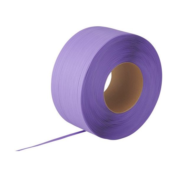 司化成工業 ツカサ PPバンド(機械用) ワールドバンド YB 12mmX3000m 紫 YB-12-P 1セット(2巻) 630-8289（直送品）