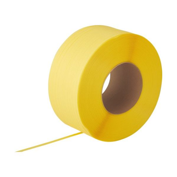 司化成工業 ツカサ PPバンド(機械用) ワールドバンド LB 12mmX3000m 黄 LB-12-Y 1セット(2巻) 631-4779（直送品）
