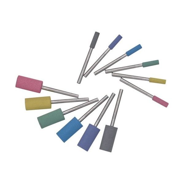 柳瀬 ヤナセ 精密セラミックポイント 円筒 15X20X3 #500 SMPS1513 1セット(10本) 653-9701（直送品）