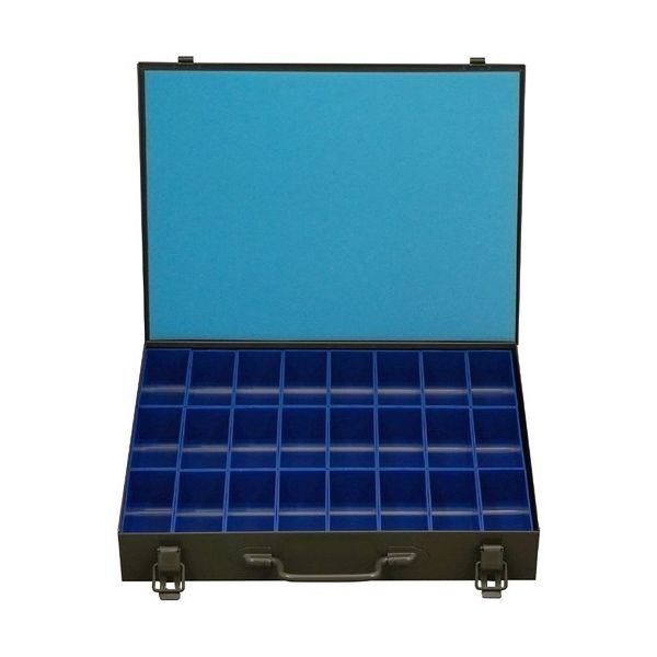 マーベル MARVEL スチール製工具箱 パーツボックスB PB400B 1台 674-7183（直送品）