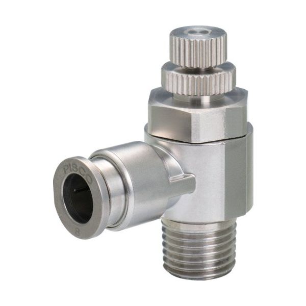 日本ピスコ PISCO スロットルバルブSUS316 SSJNC8-01 1個 699-0760（直送品）