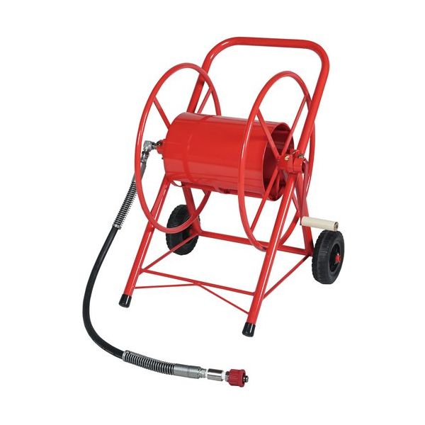 スーパー工業 35MPa用ホースリール 横置き型80m巻(3/8) 04Z101558 1個 667-4164（直送品）