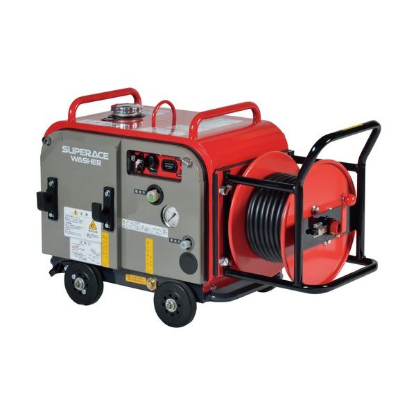 スーパー工業 エンジン式高圧洗浄機 SEVー1615SSH 防音タイプ(ホースリール付) 1台 668-4050（直送品）