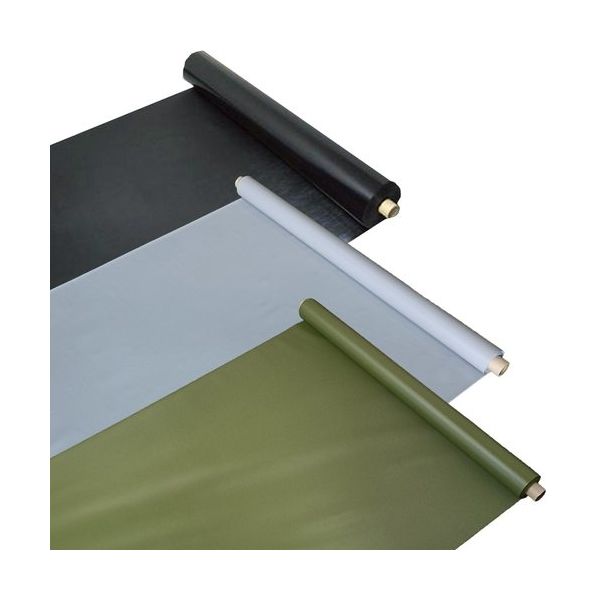 日大工業 ワニ印 イベント 選挙 学校行事の床養生にフロアシート グレー 厚み0.5 1m 30m巻 WA-3002 1巻 693-8404（直送品）