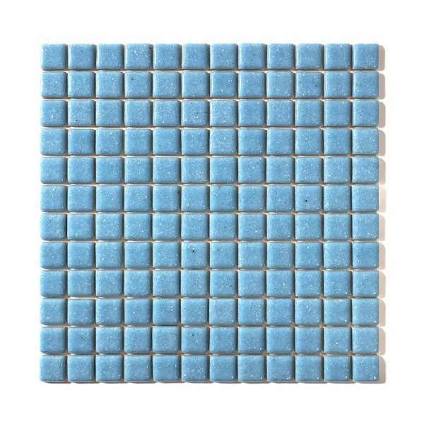 エービーシー商会 ABC モザイクタイル シーズン Bー166 ターコイズ(20シート入り) 1箱 695-6395（直送品）