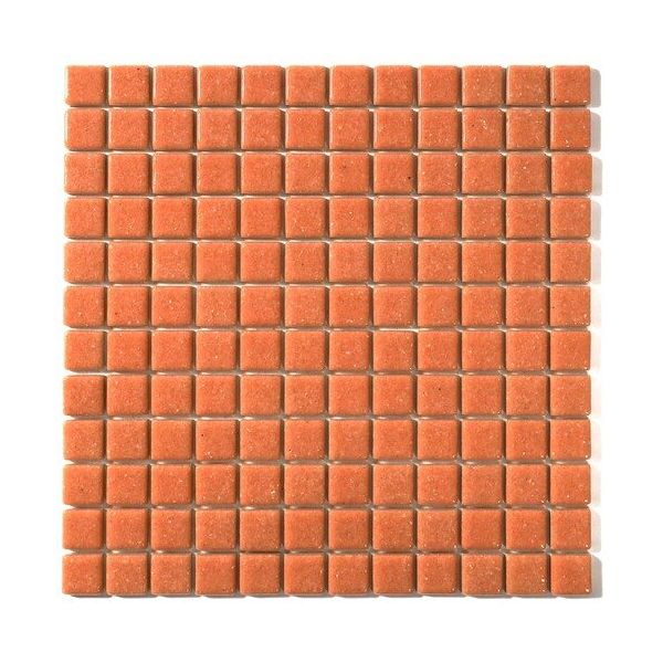 エービーシー商会 ABC モザイクタイル シーズン Dー121 サーモオレンジ(20シート入り) 1箱 695-5910（直送品）