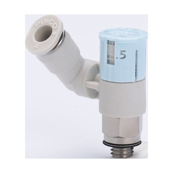 日本ピスコ PISCO スピードコントロータ ダイヤル付タイプ JSGS4-M5BW 1個 699-0775（直送品）