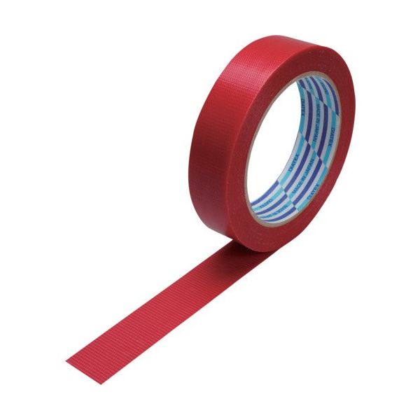 ダイヤテックス パイオラン 梱包用テープ 25mm×25m レッド K-10-RE 25MMX25M 1セット(60巻) 567-1005（直送品）