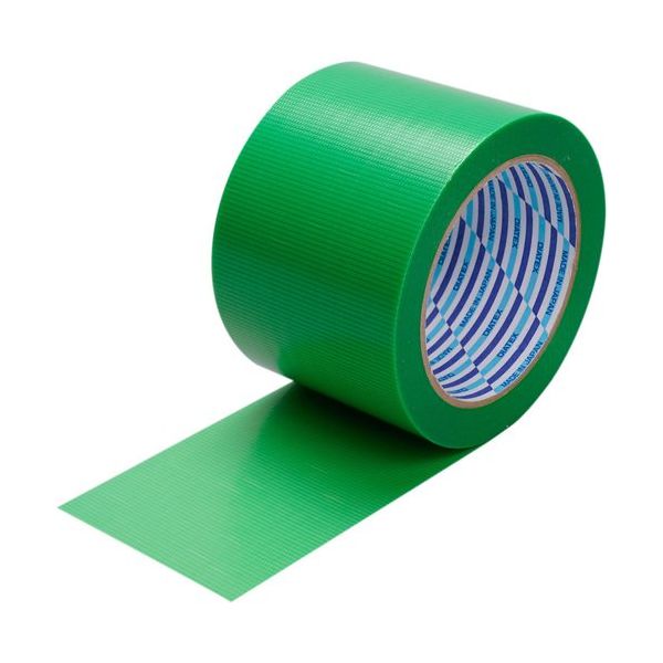 ダイヤテックス パイオラン 梱包用テープ 75mm×25m グリーン K-10-GR 75MMX25M 1セット(24巻) 567-0943（直送品）