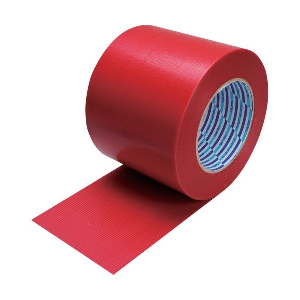 ダイヤテックス パイオラン 梱包用テープ 100mm×50m レッド K-10-RE 100MMX50M 1セット(18巻)（直送品）