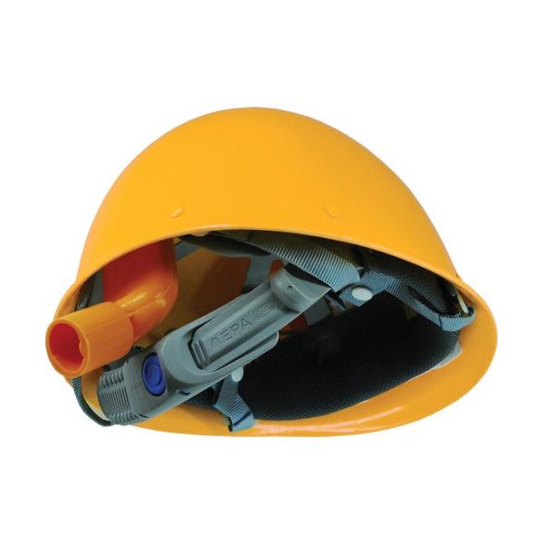 山本光学 YAMAMOTO 電動ファン付呼吸用保護具パーツ 内蔵ダクト付MP型ヘルメット L-44 1個 854-7334（直送品）