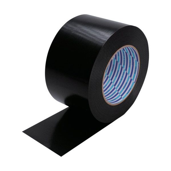 ダイヤテックス パイオラン 梱包用テープ 75mm×50m ブラック K-10-BK 75MMX50M 1セット(24巻) 567-0987（直送品）
