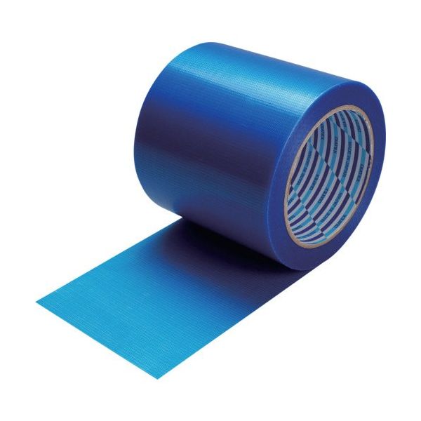 ダイヤテックス パイオラン 梱包用テープ 100mm×25m ブルー K-10-BL 100MMX25M 1セット(18巻)（直送品）