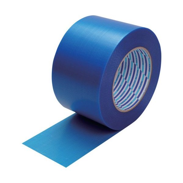 ダイヤテックス パイオラン 梱包用テープ 75mm×50m ブルー K-10-BL 75MMX50M 1セット(24巻) 567-0990（直送品）
