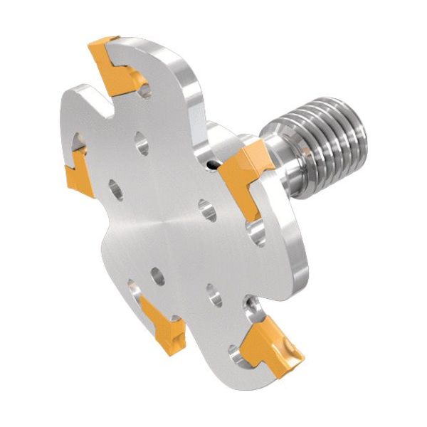 タングスリット チップ交換式小径スリッター フレックスフィットタイプ TGSFーM―JHP TGSF 50-2-M12 5Z-JHP 1本（直送品）