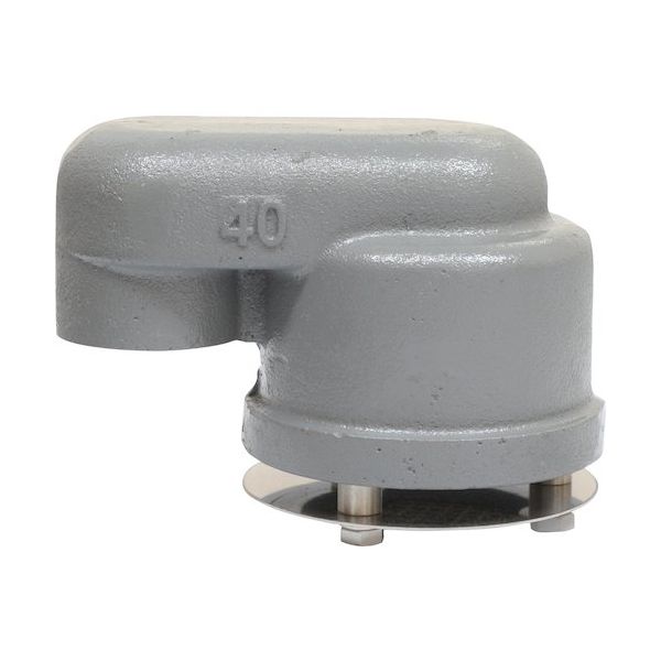 岩崎製作所 IWA 船舶用 鋳鉄製 グースネック型 空気管頭 (AIR PIPE HEAD) 54APH065F 1個 510-0594（直送品）