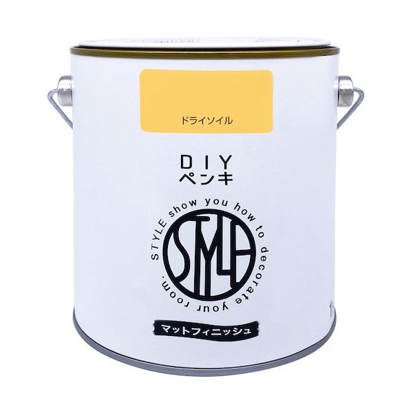 ニッペホームプロダクツ ニッぺ DIYペンキ マットフィニッシュ ドライソイル 1kg 4976124887437 1缶 567-0057（直送品）