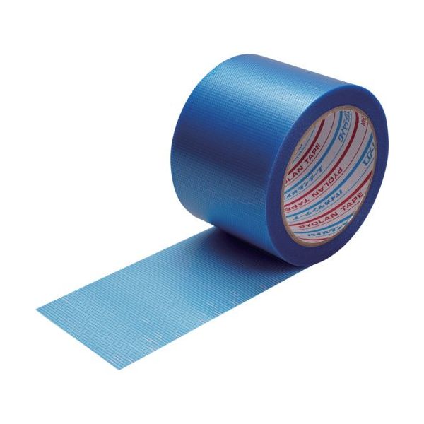 ダイヤテックス パイオラン 微粘着養生用テープ 75mm×25m Y-03-BL 75MMX25M 1セット(18巻) 473-0778（直送品）