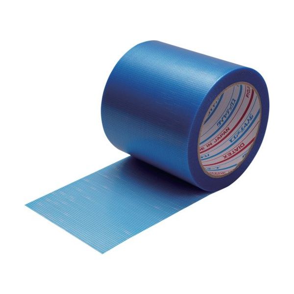 ダイヤテックス パイオラン 微粘着養生用テープ 100mm×25m Y-03-BL 100MMX25M 1セット(18巻) 473-0785（直送品）
