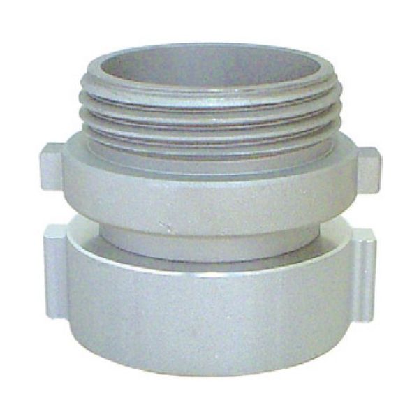 岩崎製作所 IWA 媒介金具 アルミ製 消防ネジ女(スロッター)×消防ネジ男(スロッター) 12NFM7565A-SS 1個（直送品）