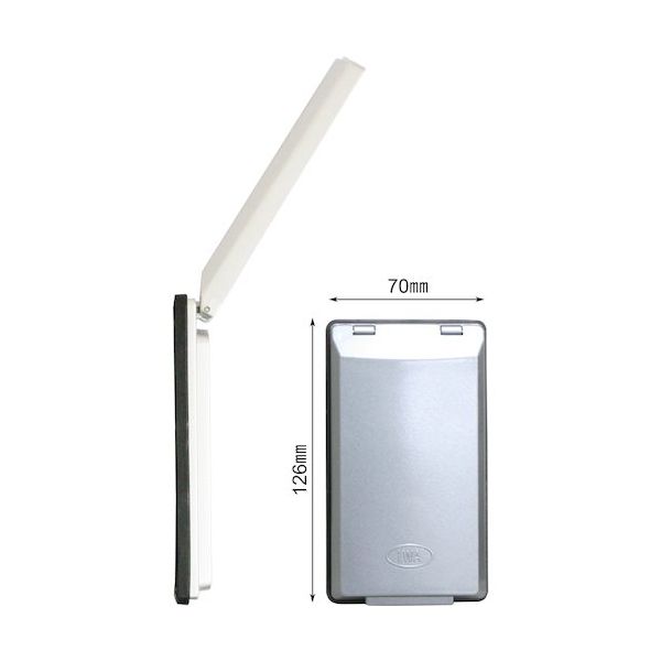 岩崎製作所 IWA 車両艤装部品 コンセント用 防滴保護カバー(防滴プレートのみ) 19BTP07XX 1個 509-4422（直送品）